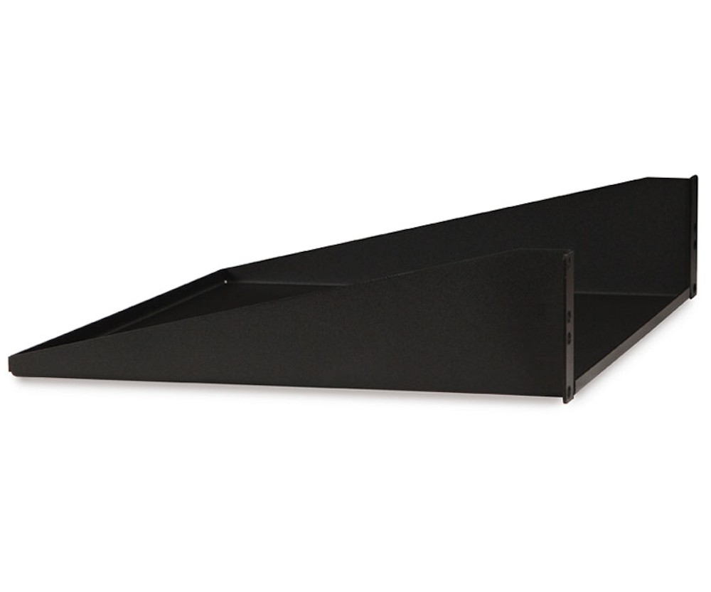 2U 14inch Solid Component Rack Shelf 120lb Capacity