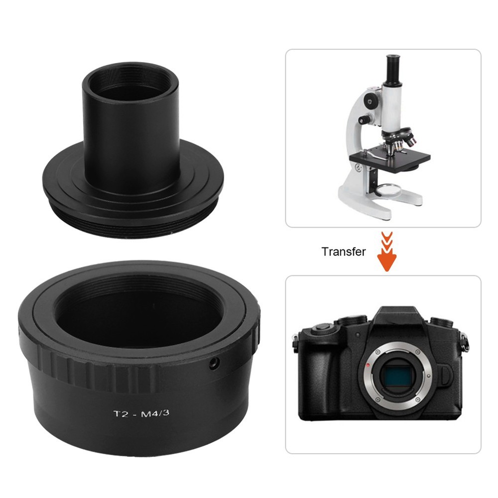Metal Microscope Eyepiece Adapter For M4/3 Camera Excellent
