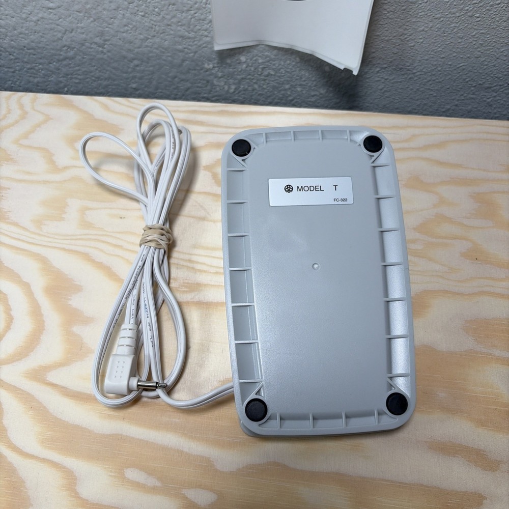 Brother Sewing Machine Replacement Foot Pedal In White