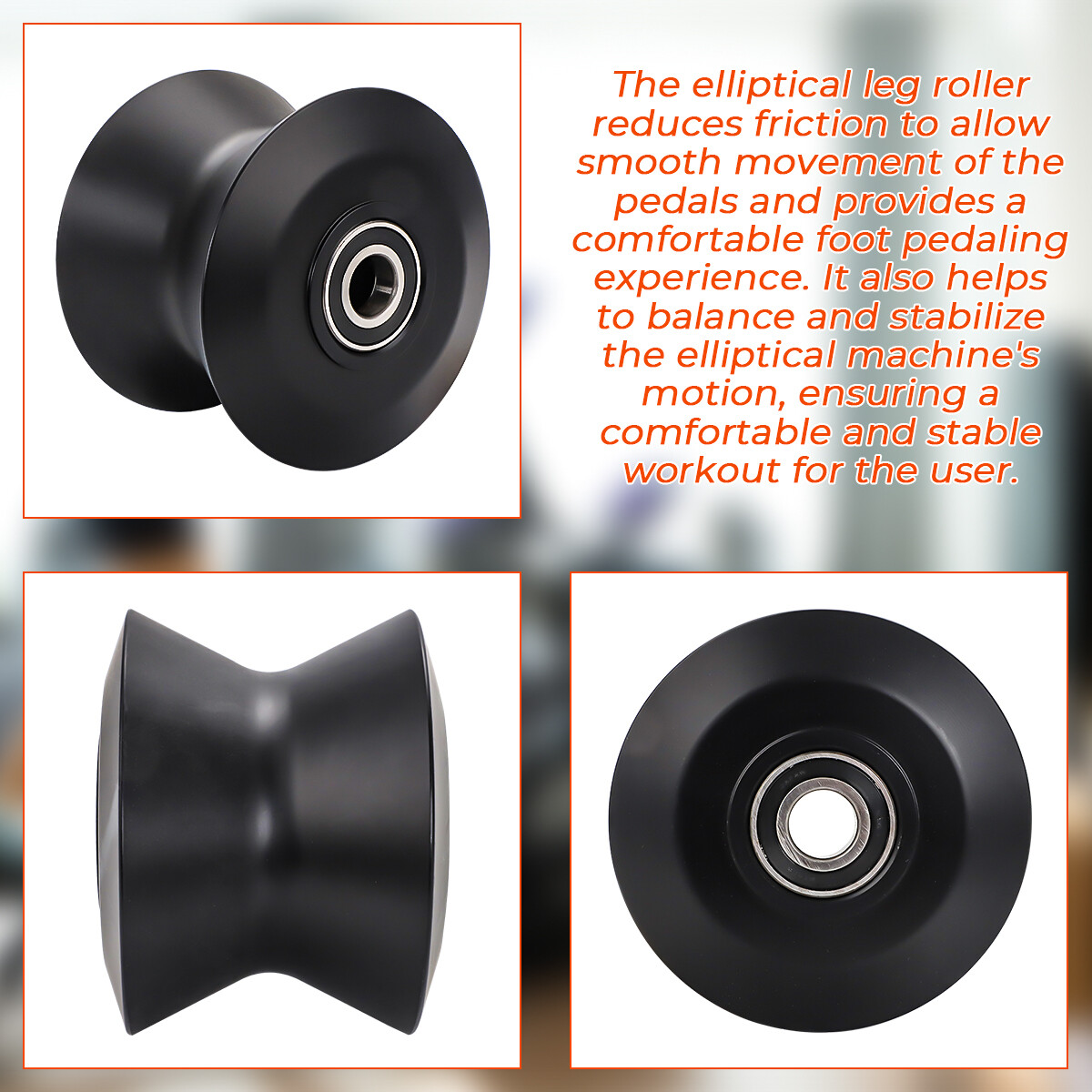 238880 Elliptical Roller Wheel Kit For Nordictrack - Proform -Reebok - GoldsGym