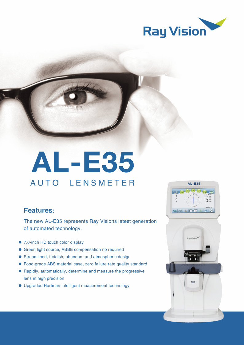 7" Touch Screen Optic Auto Lensmeter Lensometer PD+UV /w Thermal Printer AL-E35