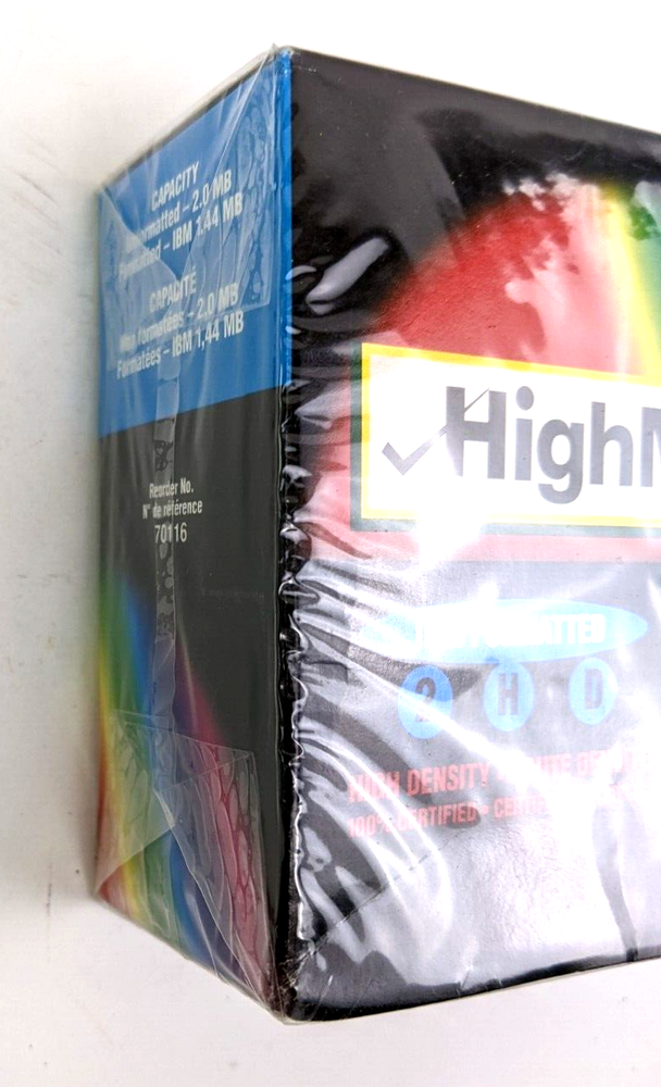 HighMark 2HD IBM Formatted 3.5 microdiscs floppy New Sealed 10 pack