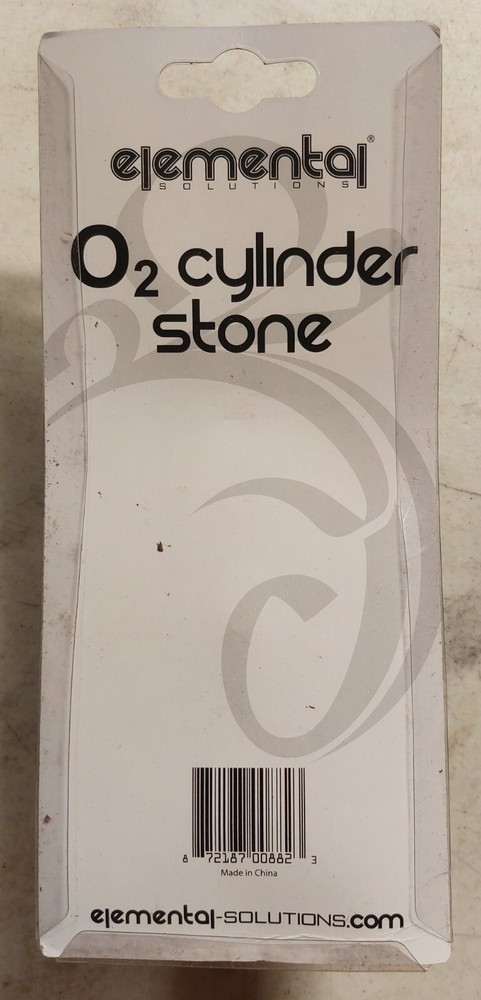 ELEMENTAL SOLUTIONS O2 CYLINDER STONE 2" (11) and 1.7" (2)
