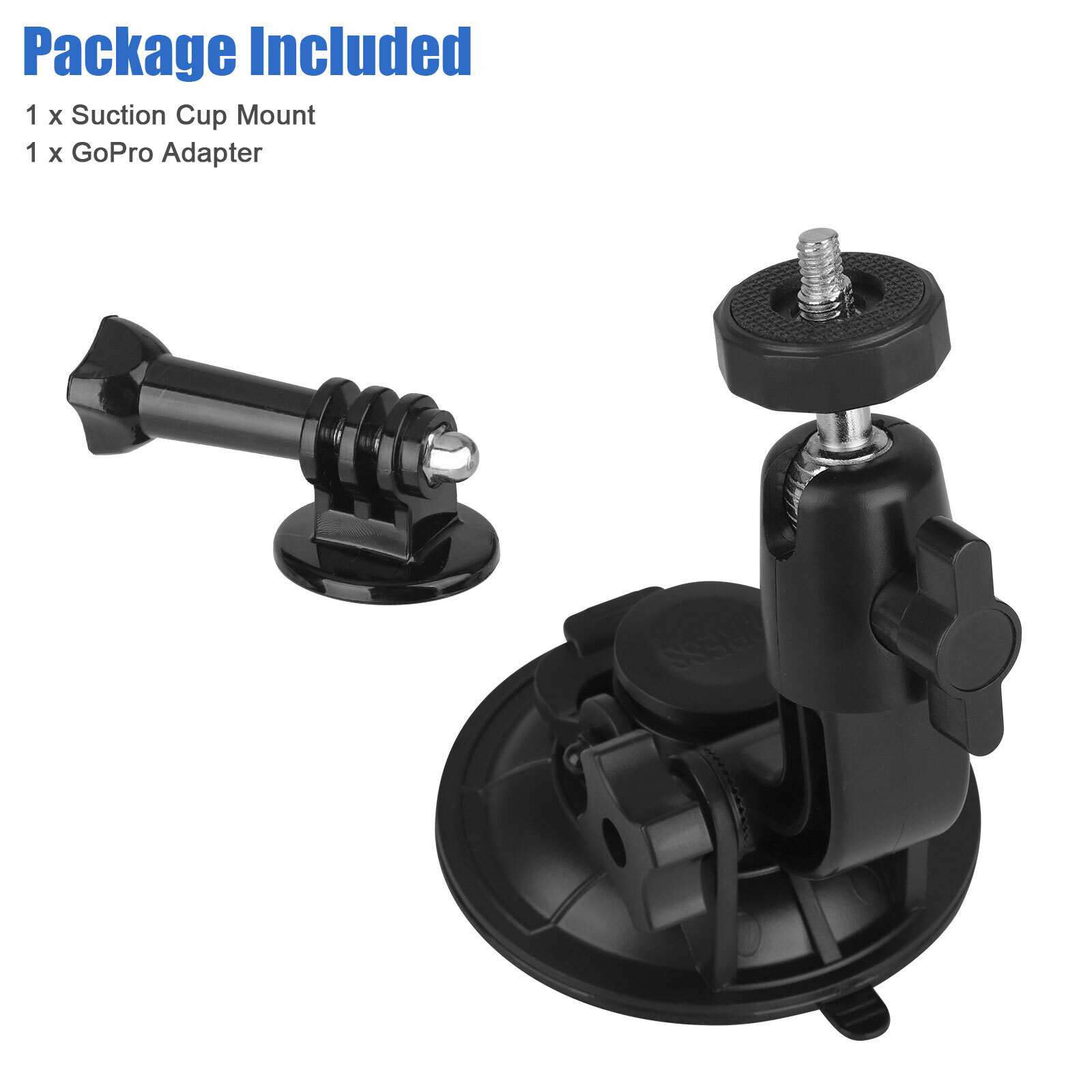 Car Suction Cup Bracket 360°Rotation Mount For GoPro Hero DJI OSMO Action Camera