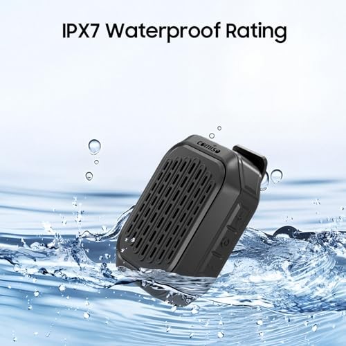 Wearable Bluetooth Speakers, Clip-On Portable Mini Bluetooth Speaker with
