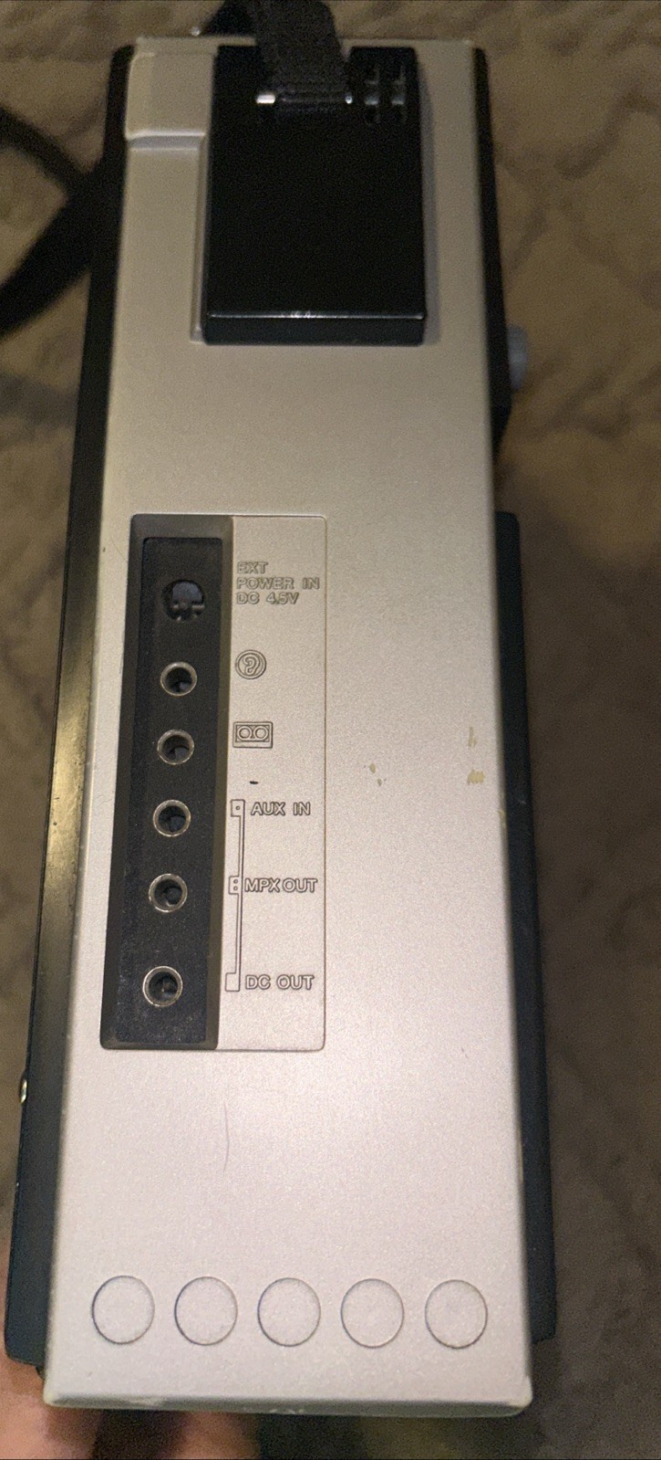 Sony ICF-5500w Three Band Receiver Partially Works For Parts