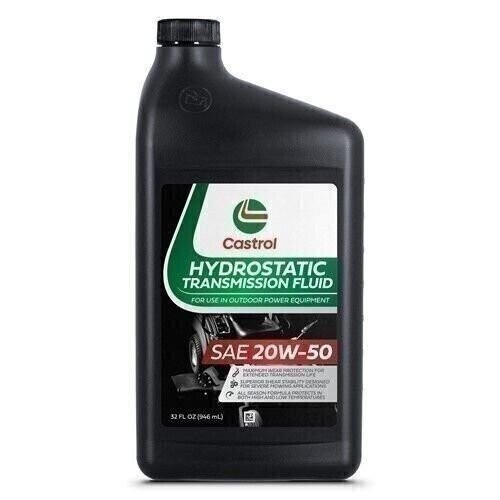 Castrol SAE 20W50 Hydrostatic Transmission Fluid For OPE – API GL-4 – 1 Quart