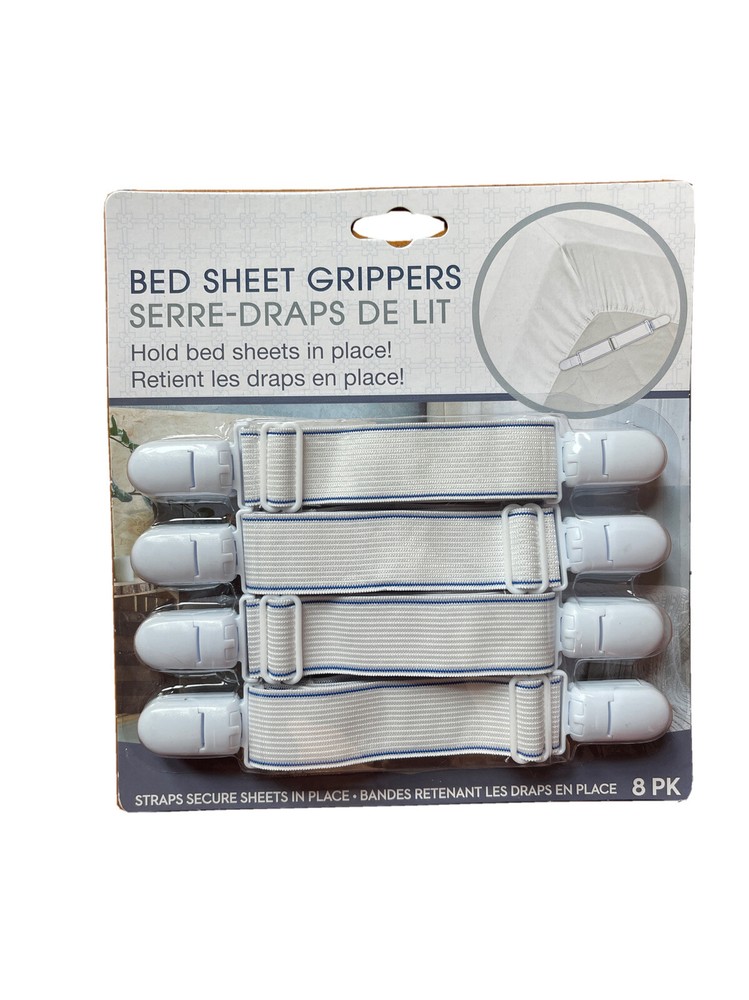 Evriholder ~ Bed Sheet Grippers ~ 8 Pack