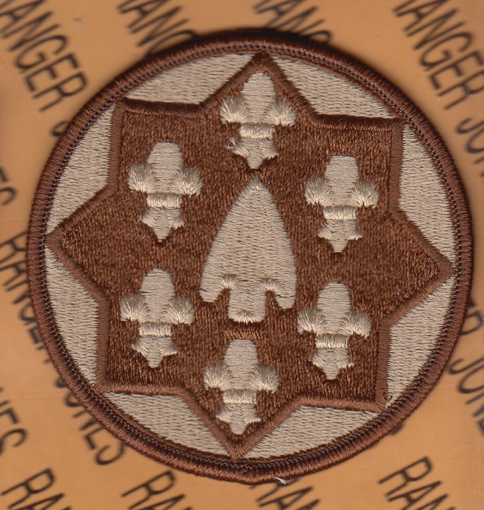 US Army 115th Support Group ~3.25" DCU Desert sew on uniform patch m/e
