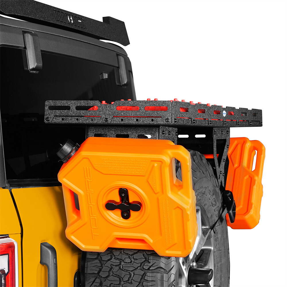 Spare Tire Mount Utility Cargo Basket Storage Carrier Fits for 30" to 40" Tire