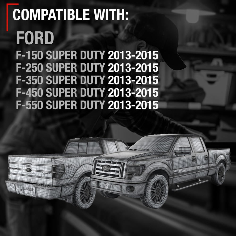 T1A Tailgate Cable Replacement Set, Rear Left & Right Side - Compatible with ...