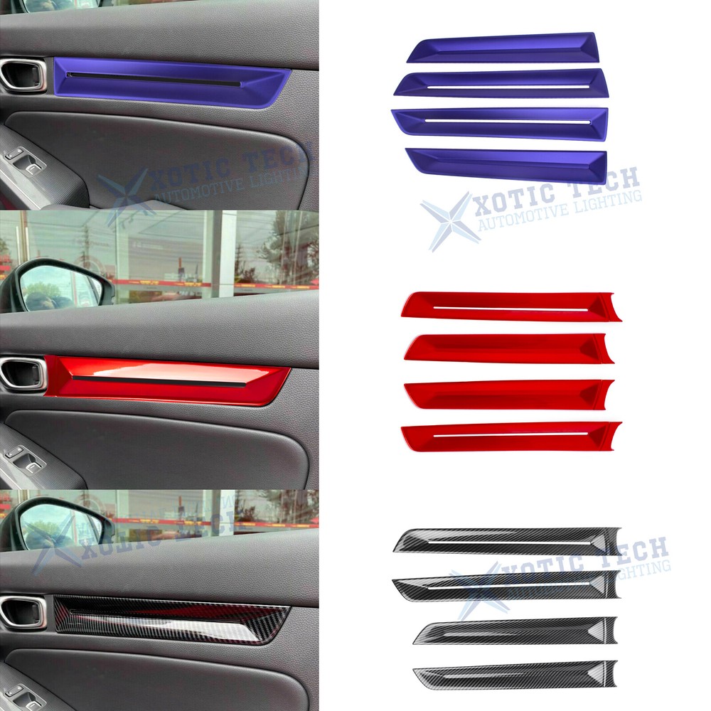 4pcs/Set Side Door Panel Strip Cover Decor Accessories For Honda Civic 2022-up