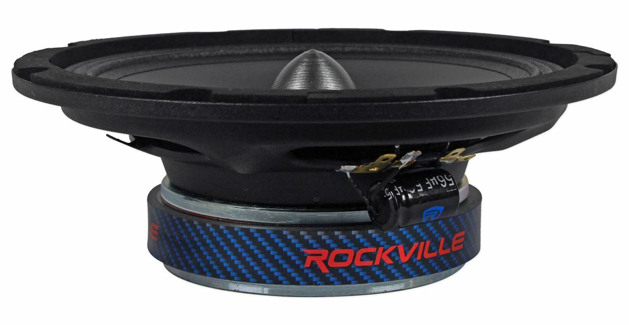 Rockville RXM84 8" 250w 4 Ohm Mid-Bass Driver Car Audio Speaker