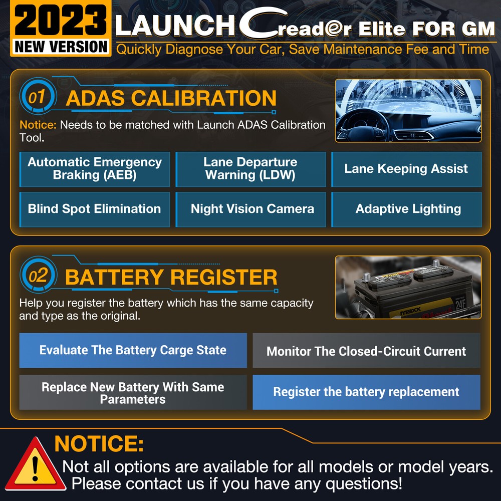 LAUNCH X431 Elite for GM Bidirectional Diagnostic Tool OBD2 Scanner Code Reader