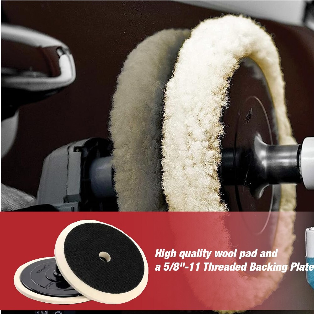 9 pcs Polishing Pad Set 7 inch - For Car Buffer Polisher Sanding,Polishing