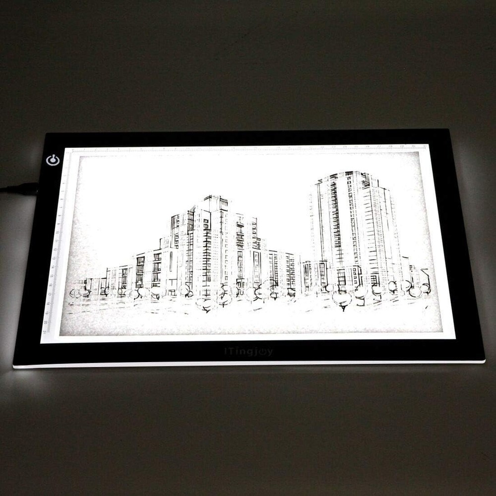 Dimmable A4 LED Light Pad - Perfect for Tattoo Transferring & Sketching