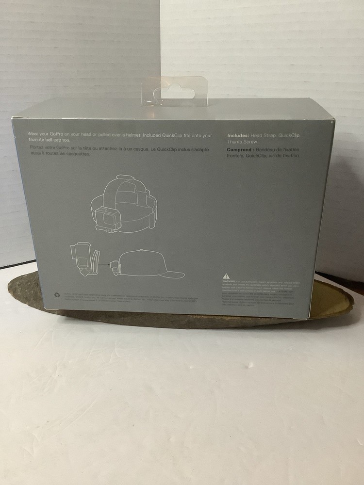 GoPro Camera Head Strap + Quick Clip Adjustable-Helmet Hat GoPro