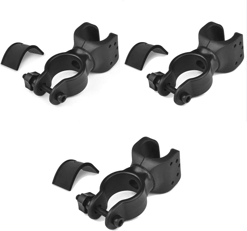 3 Pack Rollator Walker Flashlight Mount Rollator Walkers Light Holder Transpo...