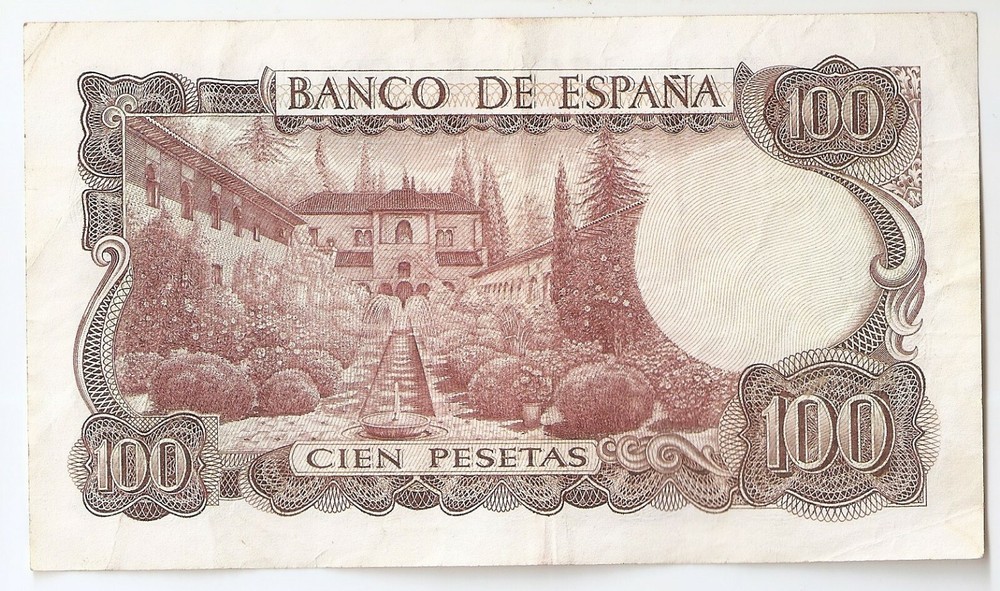 Spain 100 pesetas 1970 Manuel de Falla