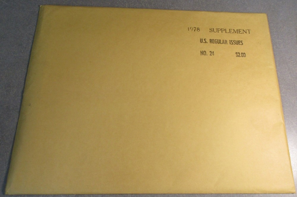 "MINKUS" 1978 SUPPLEMENT U.S. REGULAR ISSUES #24 W/FREE SHP.