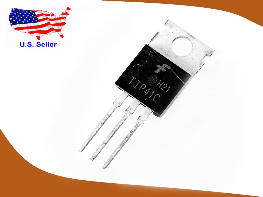 TIP41C (8 pcs) TO-220 100V 6A PowerTransistor
