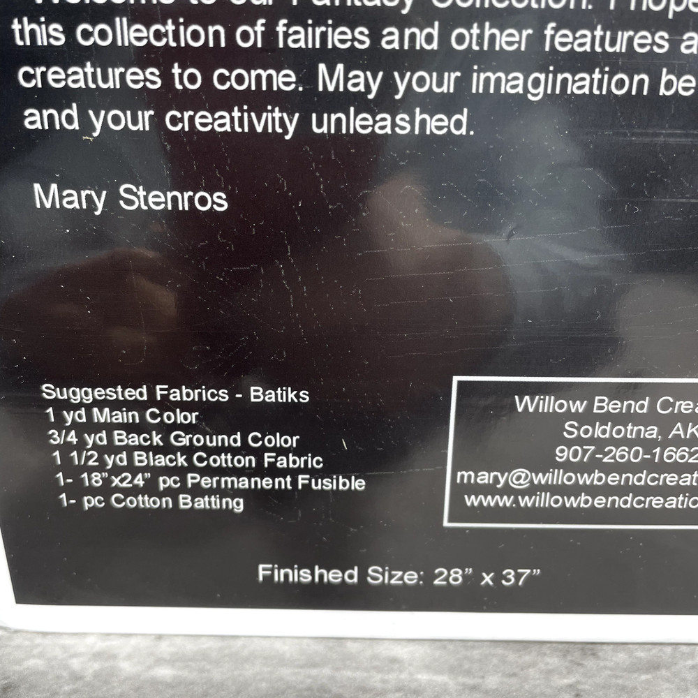 Fairies "Katrina" Quilt Pattern plus Bonus Pattern by Willow Bend Creations New
