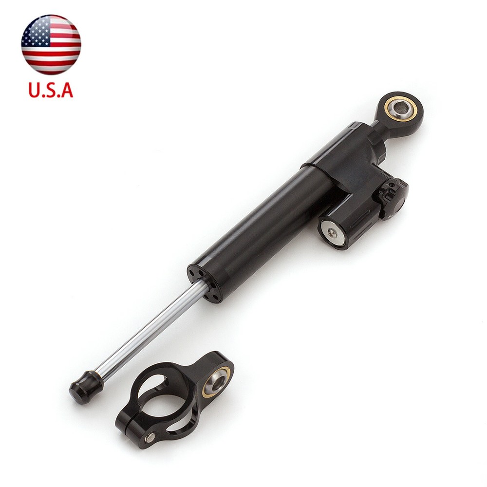 CNC Steering Damper Motorcycle Linear Stabilizer Reversed Safety Control Adjust