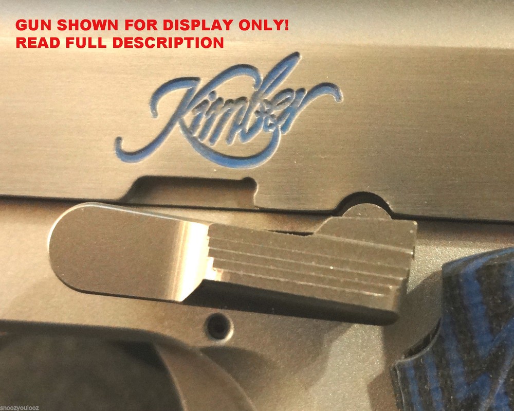 Slide stop / release alignment takedown TOOL for Kimber micro 9 Pistol...M9..9MM