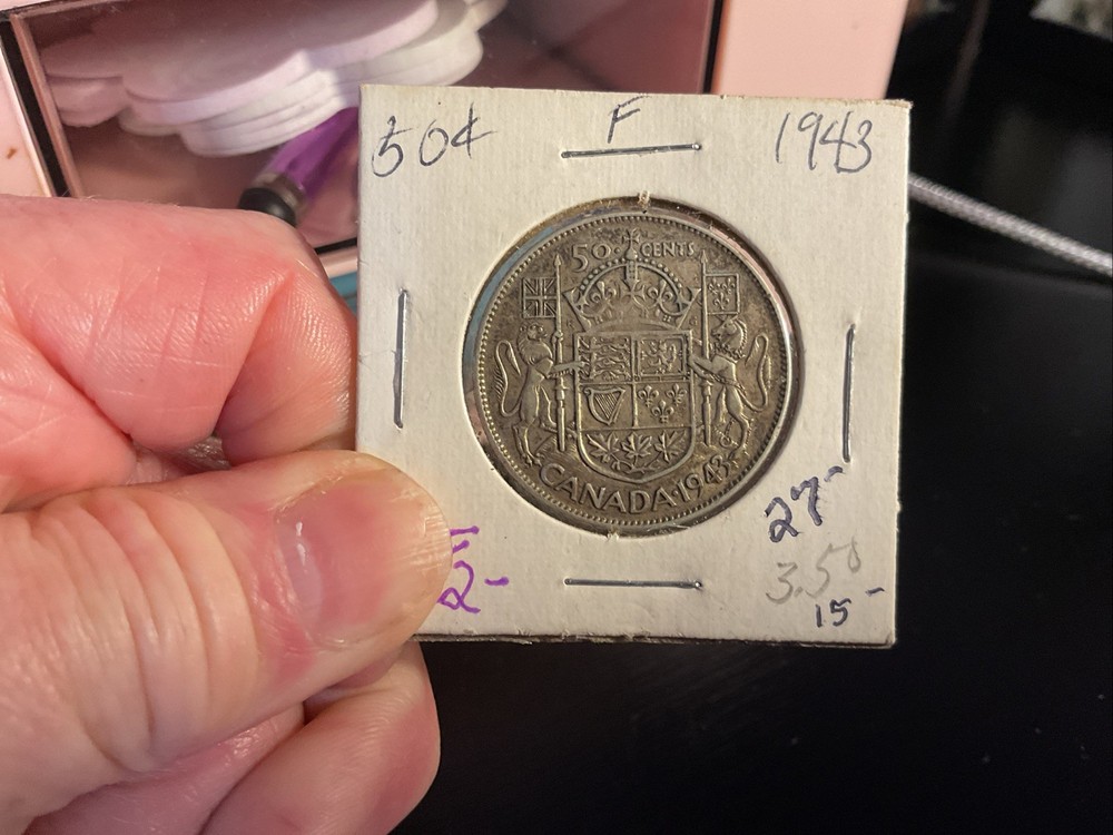 1943 Canadian Silver 50 Cent
