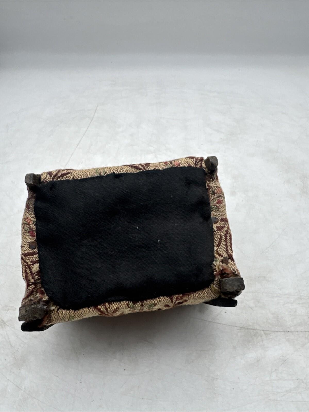 Vintage Advertising 1940s Ladysmith Wisconsin Miniature Chair Upholstered Otis