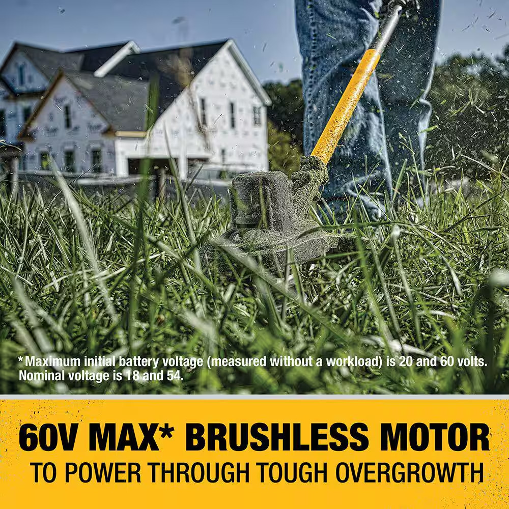 FLEXVOLT 60V MAX 16 In. Brushless Cordless Battery Powered String Trimmer (Tool