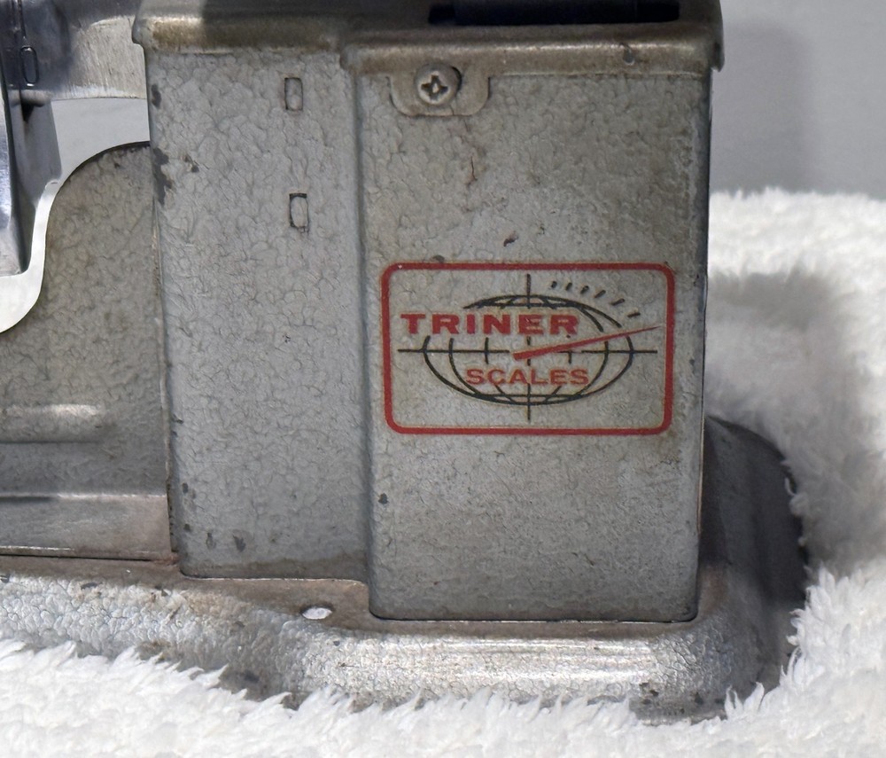 Vintage TRINER Postal Post Office Counter Scale