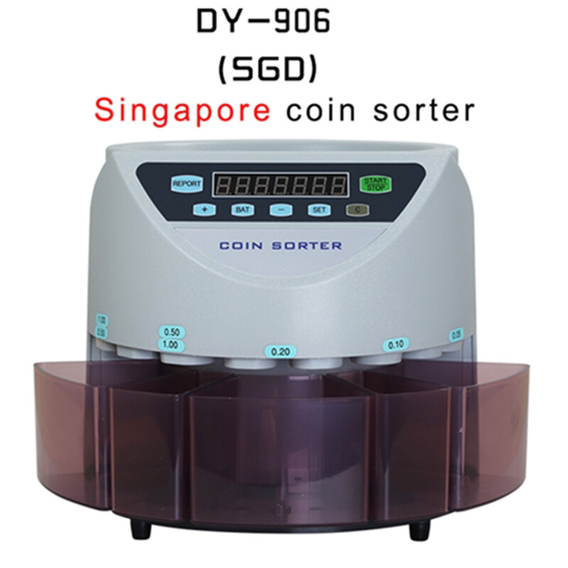 Coin Sorter Machine Counter Digital Automatic Electronic Counting Change Money