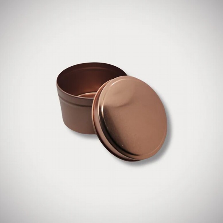4 oz and 8 oz Rose Gold Seamless Candle Tins with Lids (6-12-24-48 count)