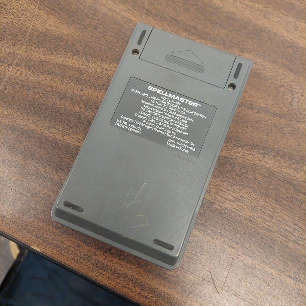 Franklin Computer Spellmaster Plus PS-104 With Case TESTED AND WORKING