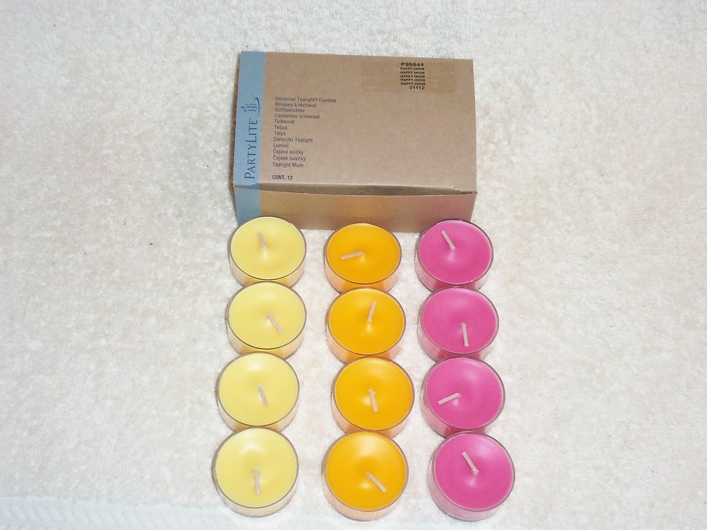 Partylite Happy Hour Tealight Sampler -- 12 pc -- RETIRED