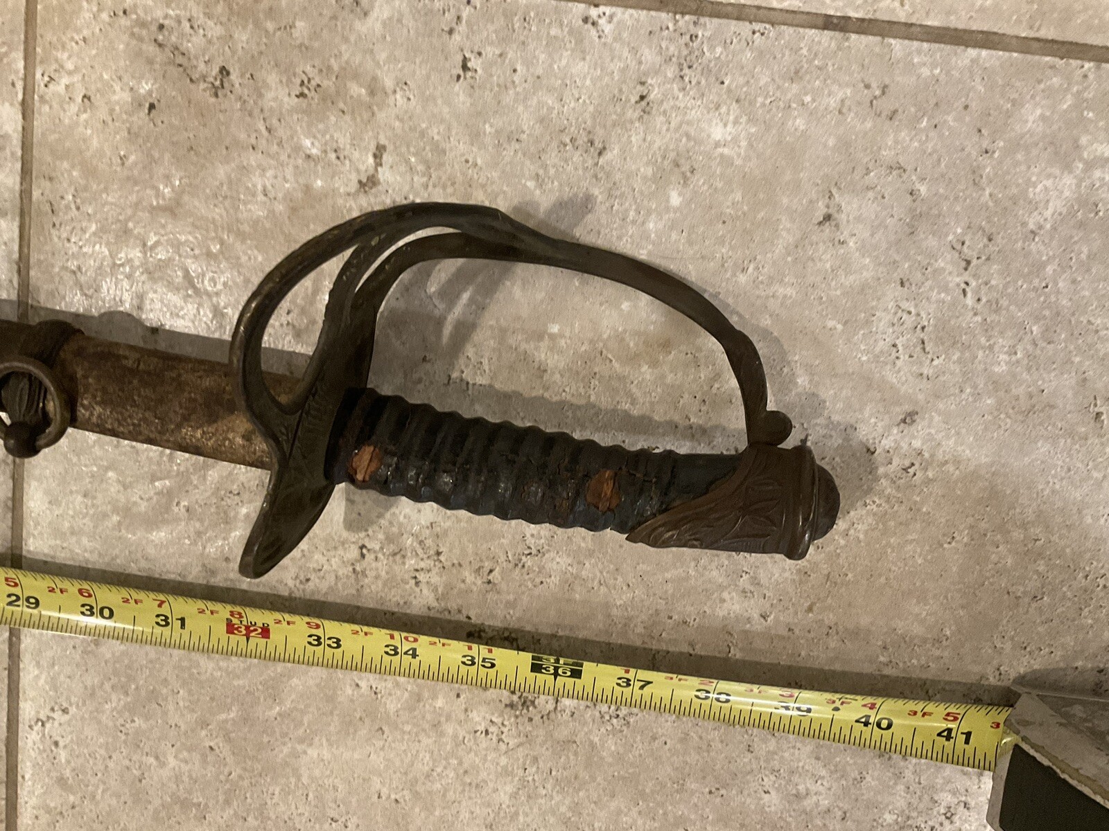 ORIGINAL INDIAN WARS 1800S CAVALRY SWORD SABER