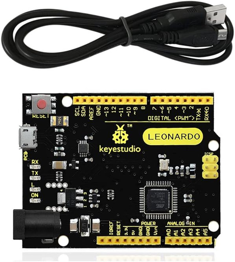 Leonardo R3 Microcontroller Development Board with USB Cable Kit for Arduino Pro