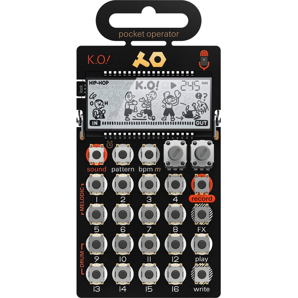 Pocket Operator PO33 K.O. Micro Sampler & Drum Machine with Effects