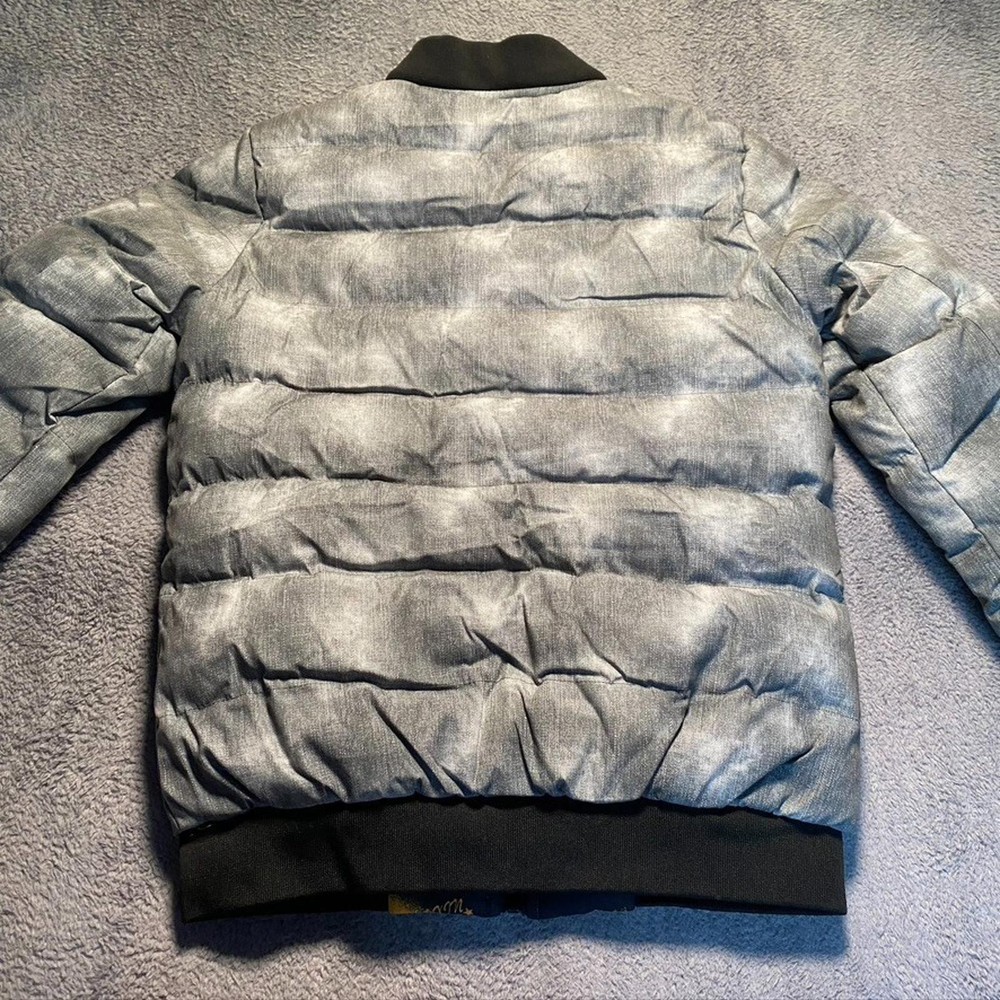 Kaiwel Bomber Jacket Men's Medium Grey Full Zip