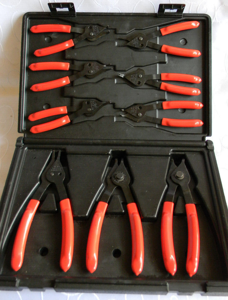 MATCO TOOLS 9PC COMBINATION INTERNAL/EXTERNAL SNAP RING PLIER SET #MST960
