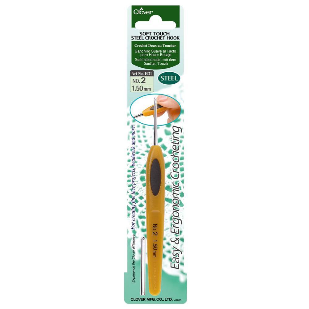 Clover, Soft Touch Steel Crochet Hook