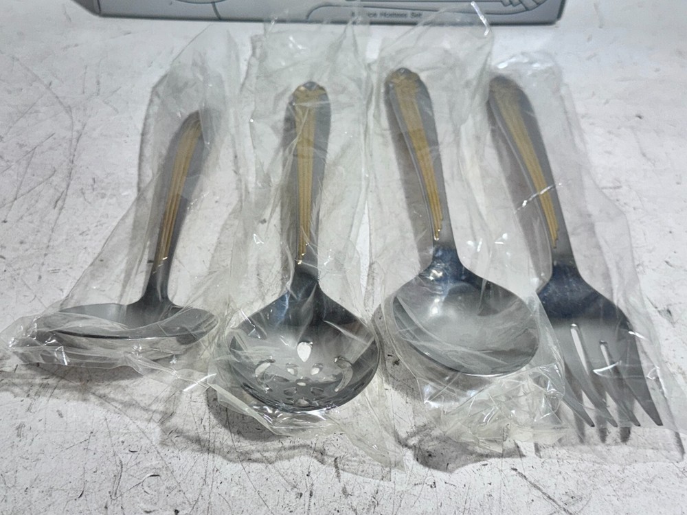 Mikasa Gerald Patrick Connection Gold 4pc Hostess Set G3355/592
