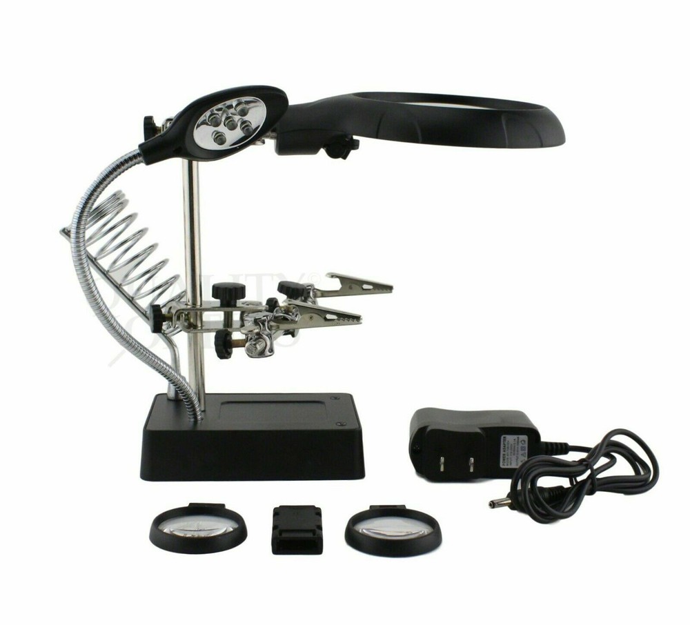 Quality Optics Dual-Power Multi-Purpose Helping Hands Station