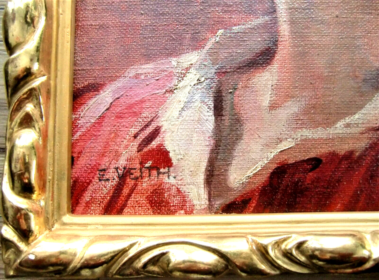 Eduard Veith 1856-1925 Austria Vienna Woman Girl Portrait Collectible! #154