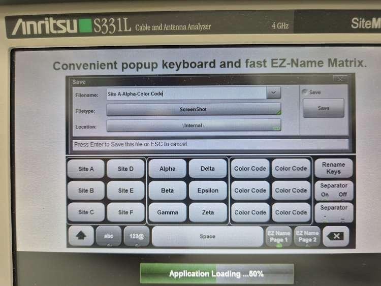 Anritsu S331L SiteMaster Cable and Antenna Analyzer 4GHz