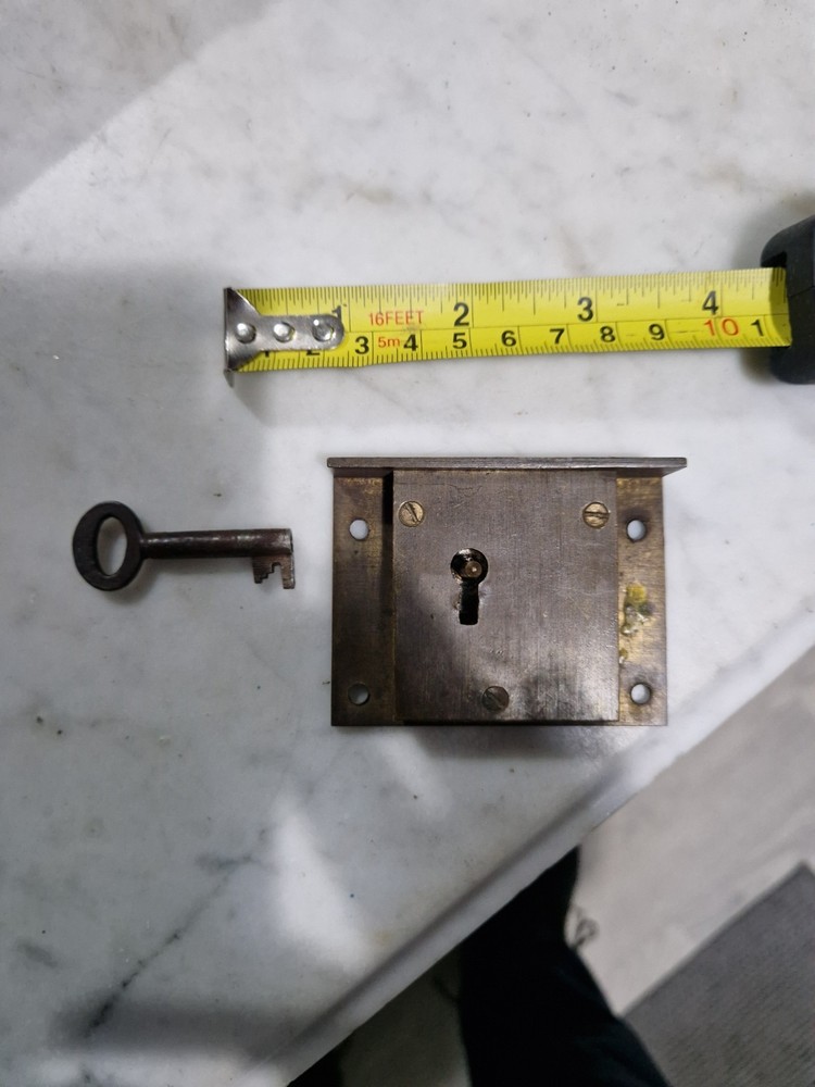 Vintage Working Lock With Key