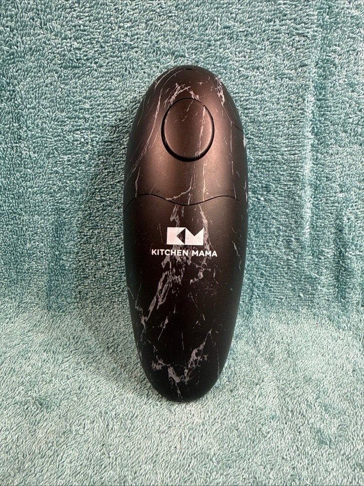 Kitchen Mama Smooth Edge Can Opener Marble Black
