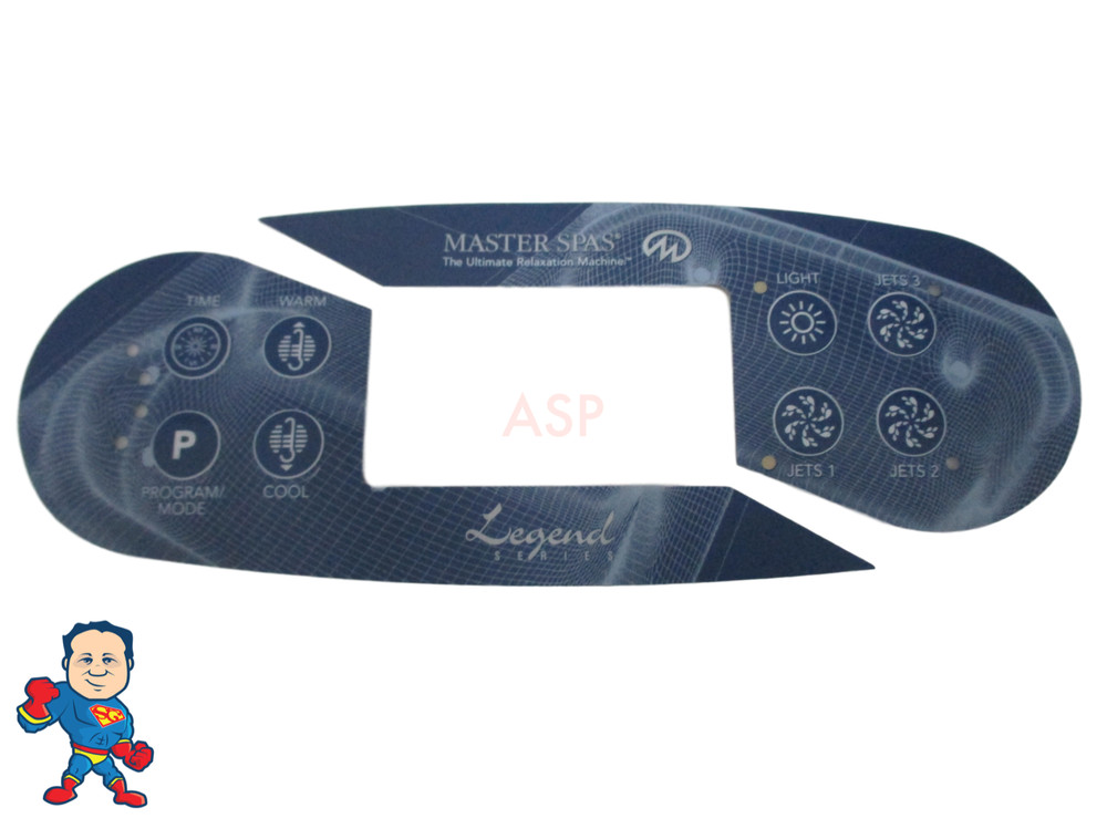 Overlay Master Spa Legend Series 2005-2012 (2) Piece (8) Button MP700