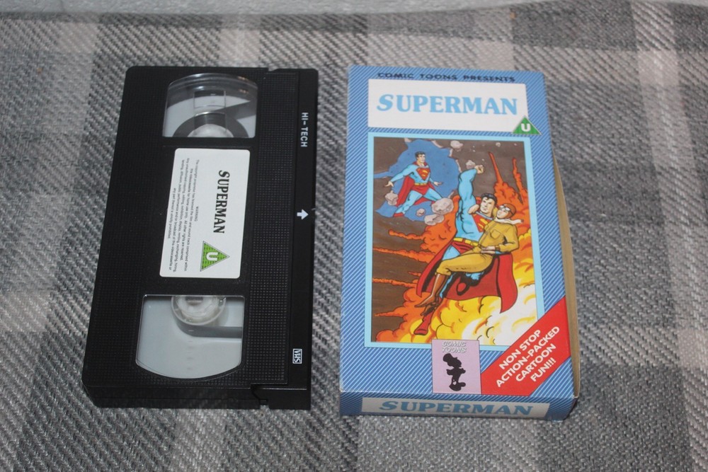 Comic Toons Presents Superman VHS Video - OB4